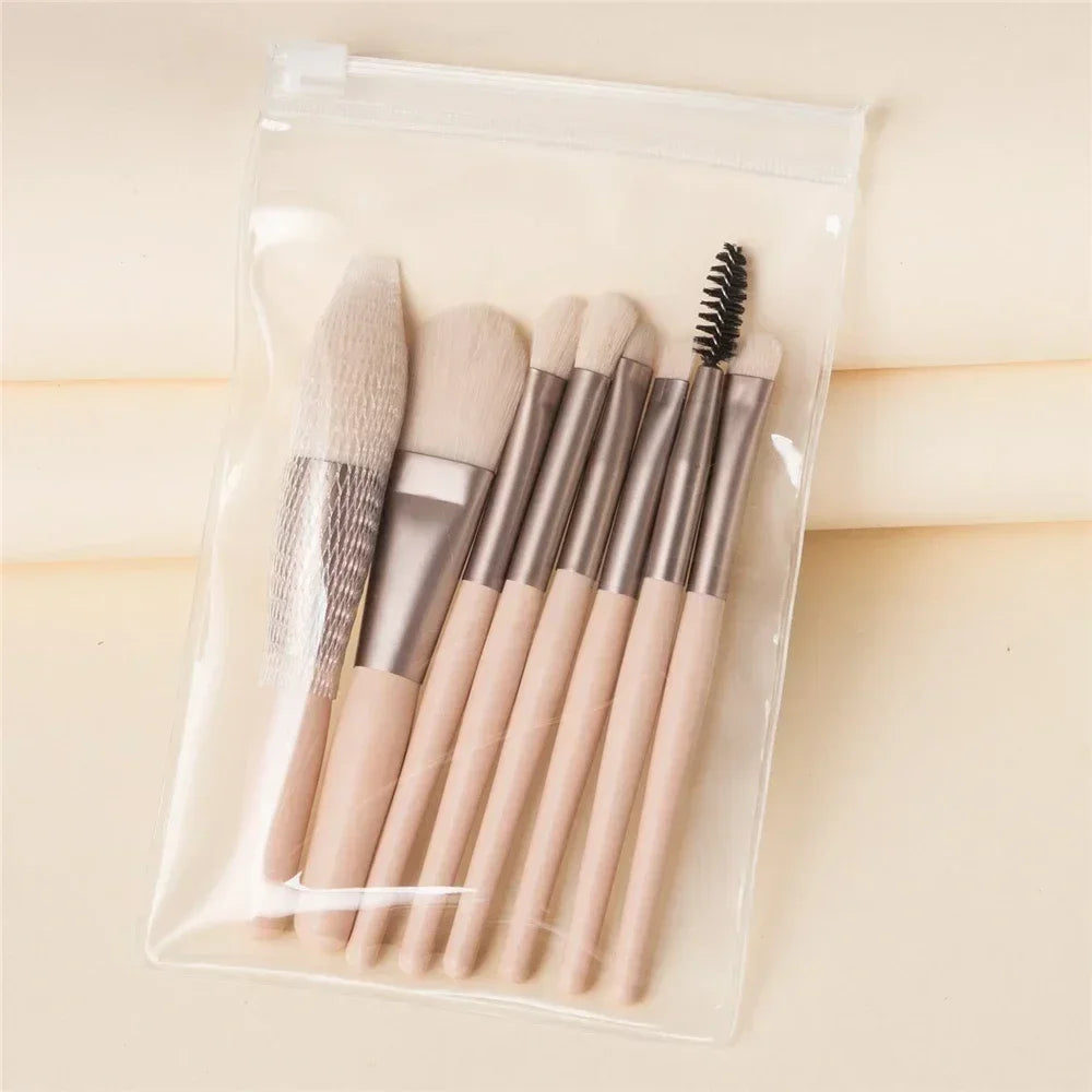 8-13Pcs Soft Makeup Brushes Set Eye Shadow Foundation Brush Women Cosmetic Brush Powder Blush Blending Brush Make Up Beauty Tool