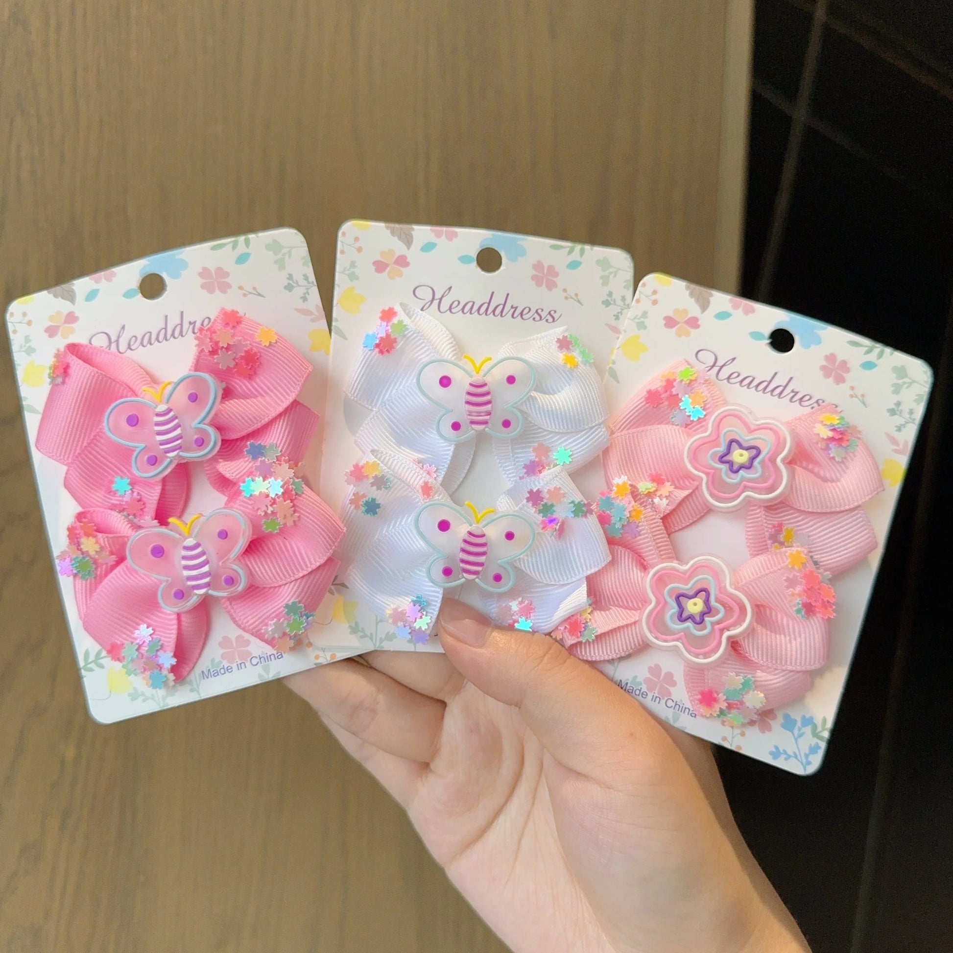 2Pcs/lot Baby Solid Hair Bows Hair Clips Ribbon bow Hairpin for Girl Cheer Bowknot Barrettes Children Headwear Hair Accessories Viralgem Store