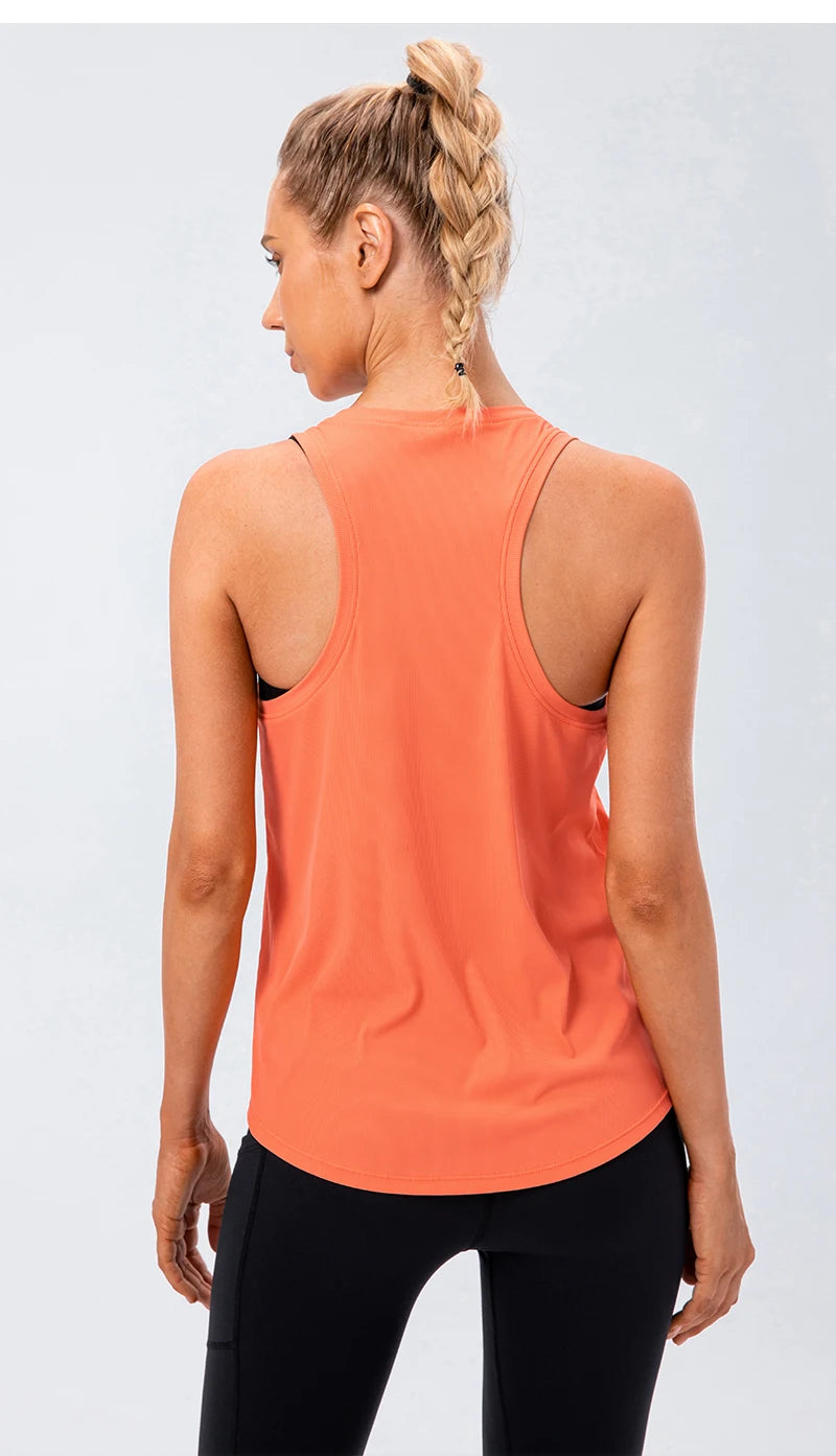 Women Sport tank Tops Loose Yoga Tops Quick Dry Workout Sport Tops For Women Fitness Sport Yoga Shirt Viralgem Store