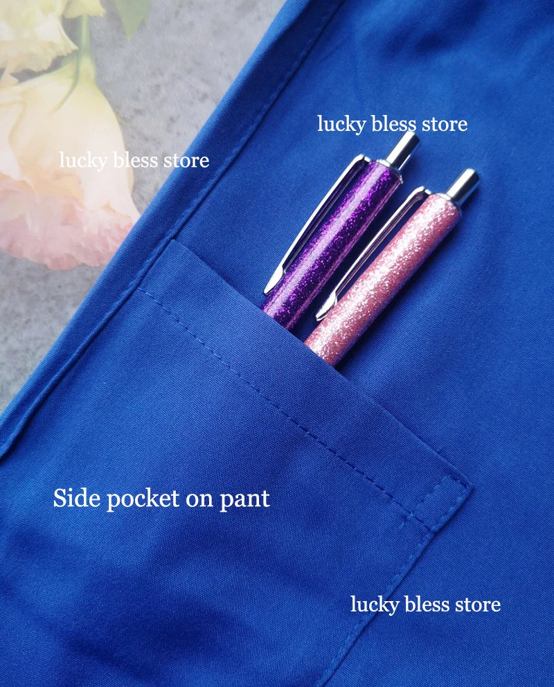 Surgical Uniforms Woman Scrub Set Medical Nurse Beauty Salon Workwear Clinical Scrubs Top + Pant Spa Doctor Nursing Tunic Suit