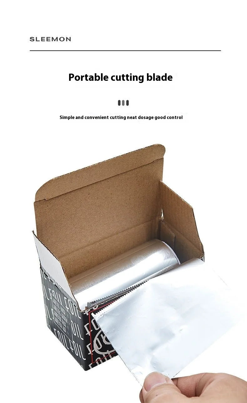 10M Highlights Paper Hairdresser Foil hair Dresser Color 1 Roll Aluminum Foil Paper Paper For Hair Wicks Hair Dye Hairdressing