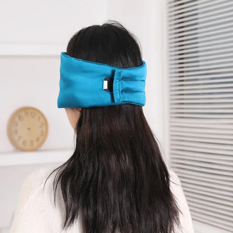 3D Memory Real Silk Sleep Mask Patches Face Sleeping Mask Eyeshade Shading Breathable Eye Mask Sleep Aid Anti Snore Eye Patch Viralgem Store