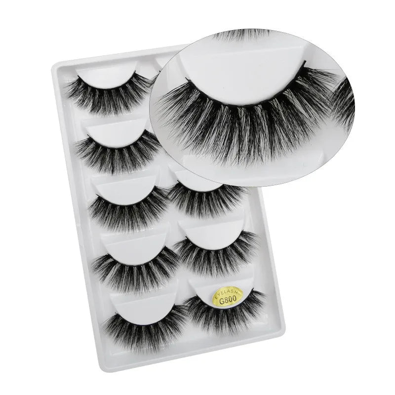5 Pairs 3D Mink False Eyelashes h13, Soft Eyelash Extension Natural Eyelashes makeup Lashes Wholesale G800, G806 Viralgem Store
