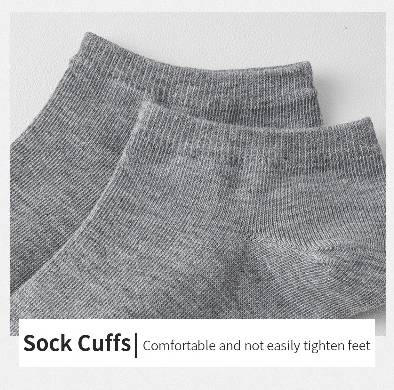 10 Pairs Women/Men Boat Socks Invisible Low Cut Silicone Non-slip Summer No-show Ankle Socks Solid Color Casual Breathable