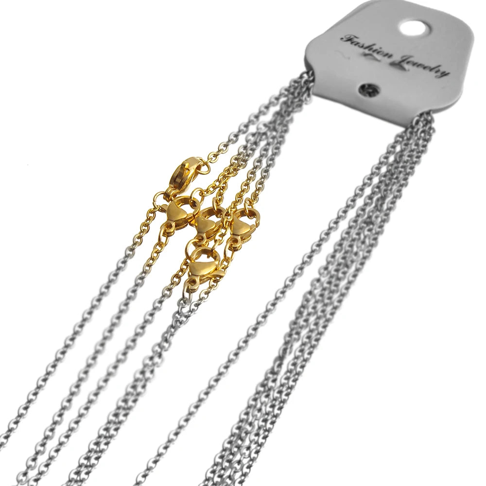 20-40pcs Gold Stainless Steel Lobster Clasps Hooks Connectors Jump Rings For Bracelet Necklace Chain DIY Jewelry Making Findings