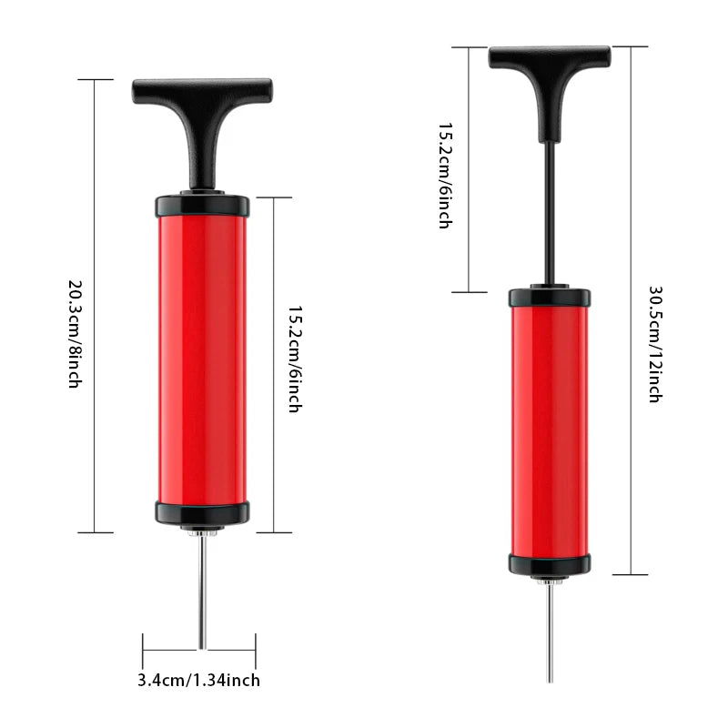 7/9pcs/set Flexible Hose Volleyball Football Basketball With Needle Hand Air Pump 8inch Durable Balloon Ball Inflator Portable Viralgem Store