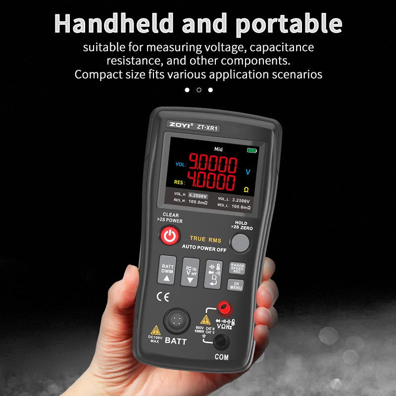 ZOYI ZT-XR1 4.5-Inch Professional Multimeter+Battery Internal Resistance Tester (True Value Version) All-In-One! Viralgem Store