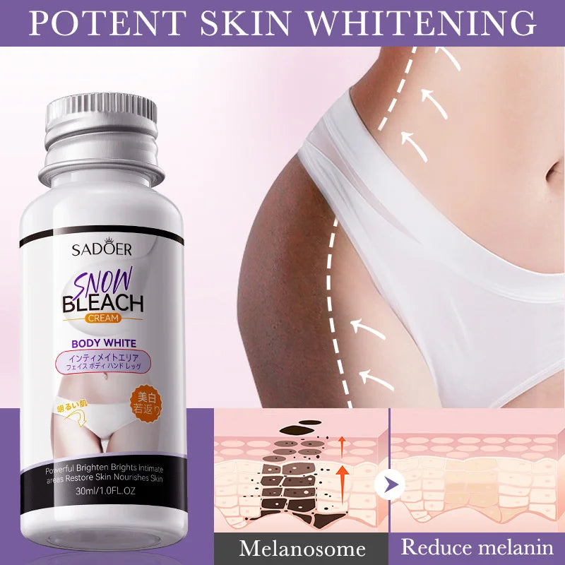 Whitening Cream Private Parts Underarm Bleaching Serum Whiten Butt Knee Brighten Inner Thigh Intimate Parts Dark Remove Melanin Viralgem Store