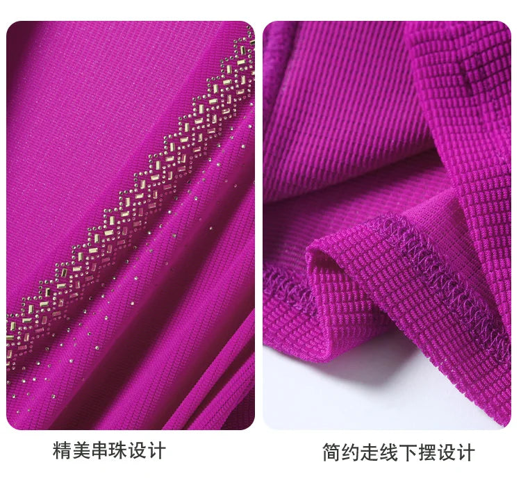 Summer Women's Short Sleeve T-shirt V-neck Korean Version Fashion Tops Female Shinning Ringstones Mesh Slim T Shirt