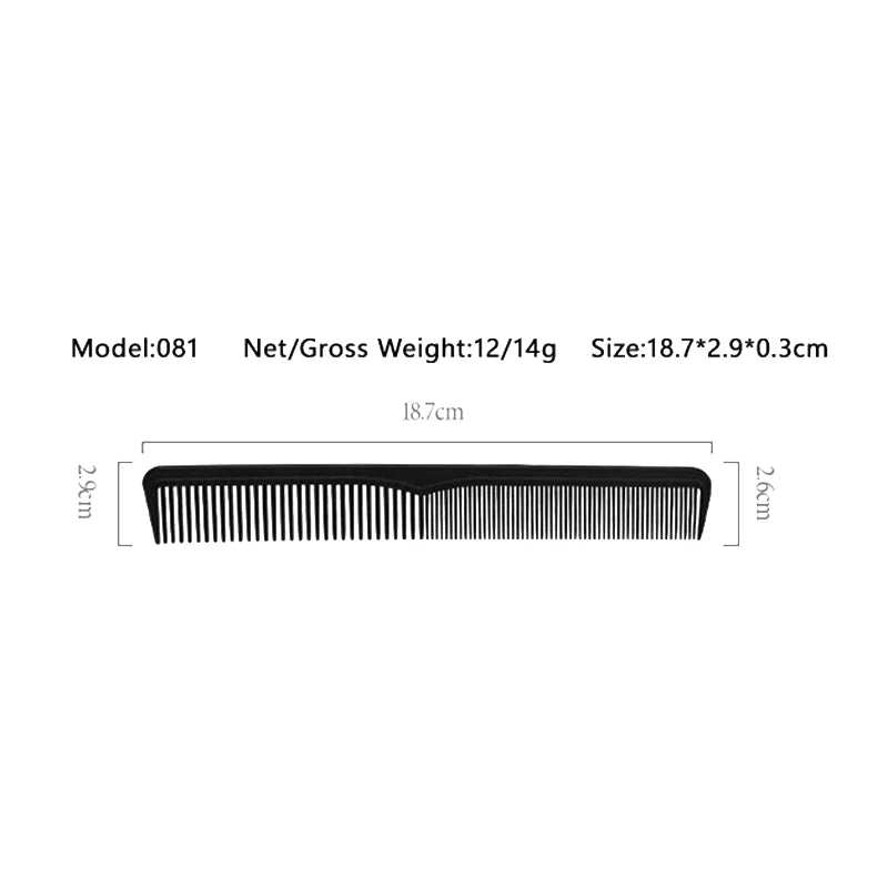 14 Size Hair Comb Anti-static Straight Hair Combs Brushes Salon Hairdressing Hair Combs Hair Styling Tools Barber Accessories
