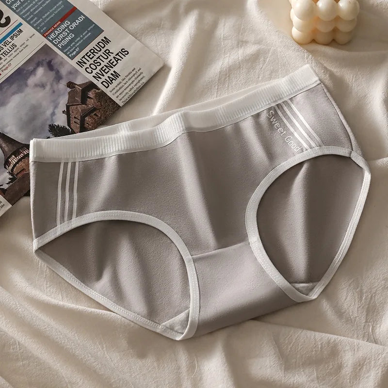 Women Panties Women Sexy Low Rise Briefs Sports Female Solid Color Breathbale Underwear Soft Lingerie