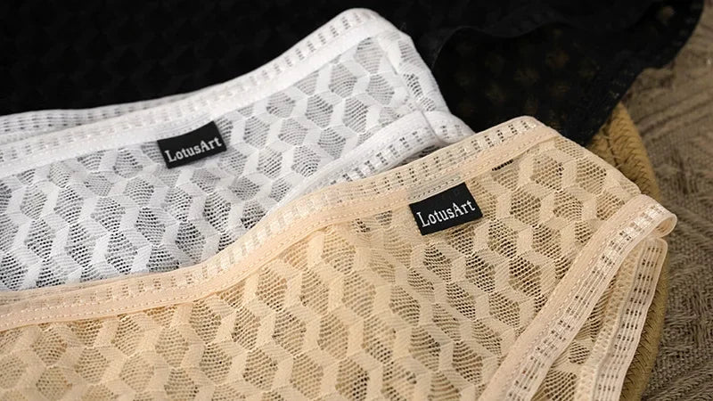 Transparent Women's  Lace Panties Breathable Soft Panties Sexy Lady Perspective Panty MeshUnderpants Intimates Lingerie Briefs Viralgem Store