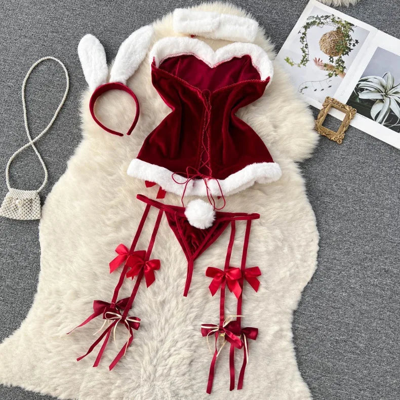 Women's Bras Women's Underwear Sets y Lingerie Outfit Bra And Panty Set Woman Clothes Attractive Chest Suspenders Below Viralgem Store