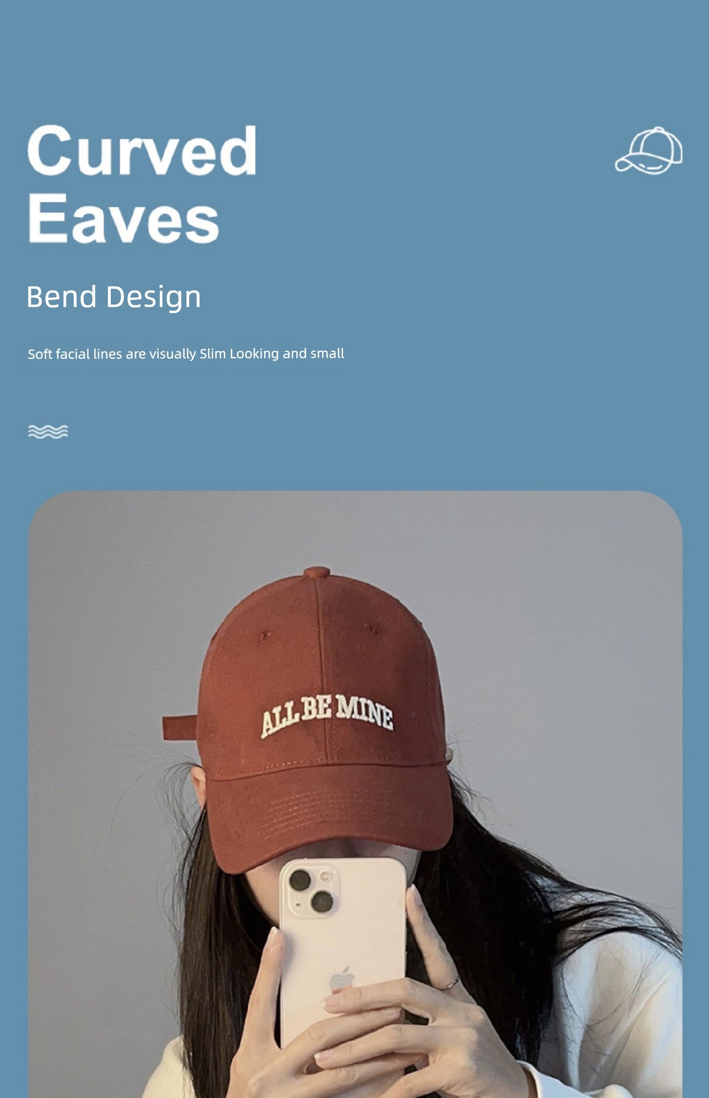 Winnie Lee Face-Looking Little Girl Deepening Hard Top Hat