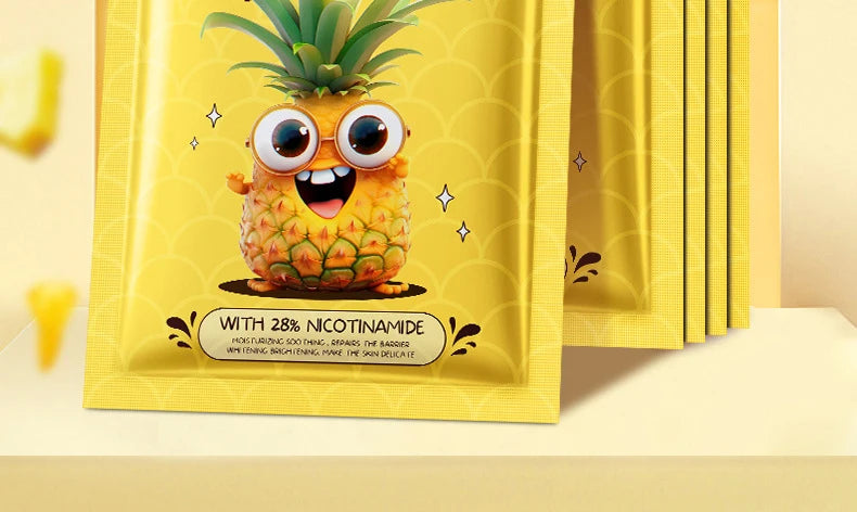 8pcs SADOER Fresh Fruits Face Mask Facial skincare Moisturizing Brightening Firming Hydrating Facial Masks for Face Skin Care Viralgem Store