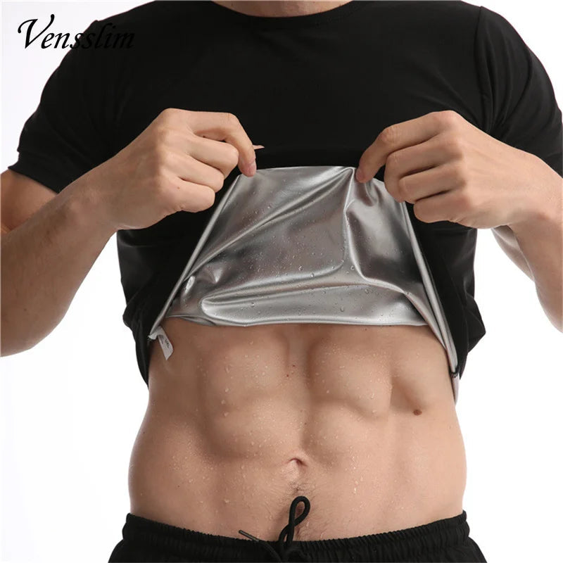 Vensslim Men’s Sauna Suit Sweat Heat Trapping Workout Fat Burner Vest Slimming Body Shaper Tank Top Waist Trainer Fitness Corset Viralgem Store