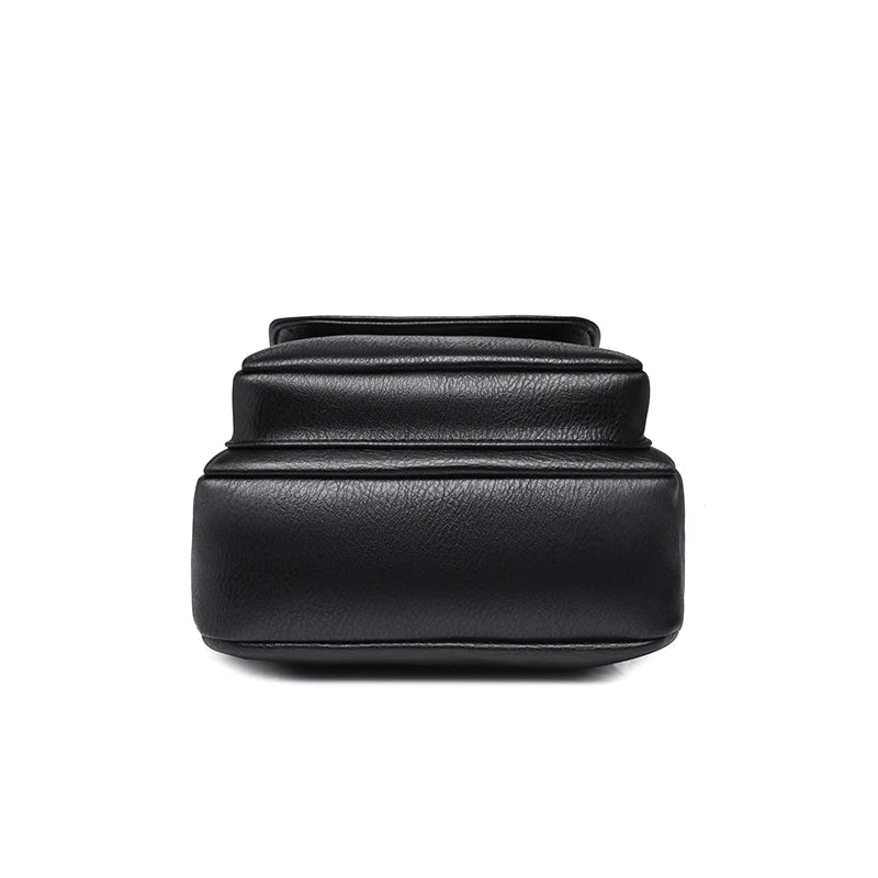 Women Bag Soft PU Leather Shoulder Purse Vintage Fashion Female Chest Bag Designer Multifunctional Shoulder Messenger Crossbody Viralgem Store