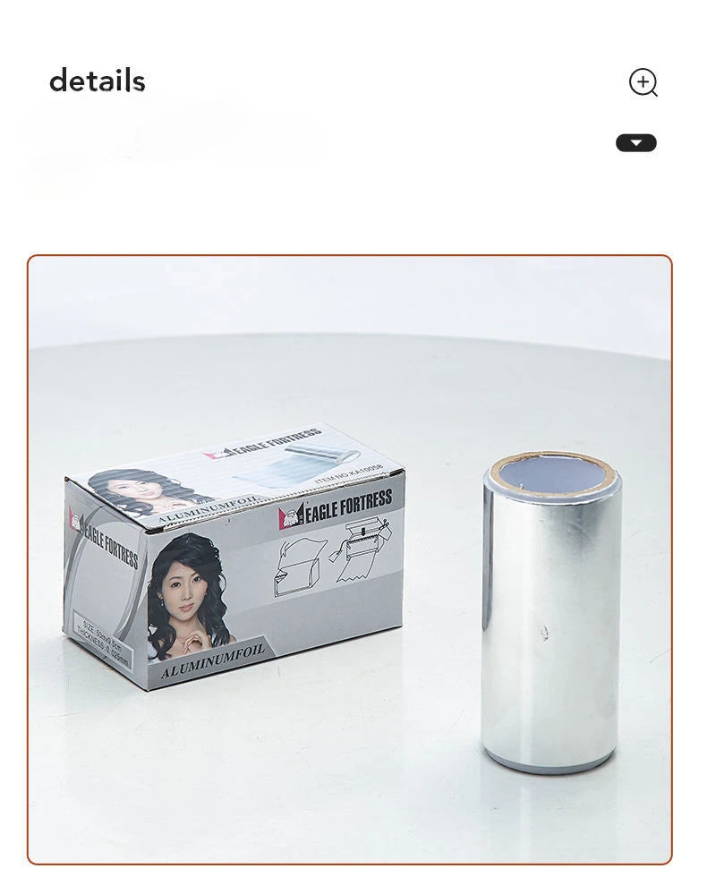 10M Highlights Paper Hairdresser Foil hair Dresser Color 1 Roll Aluminum Foil Paper Paper For Hair Wicks Hair Dye Hairdressing