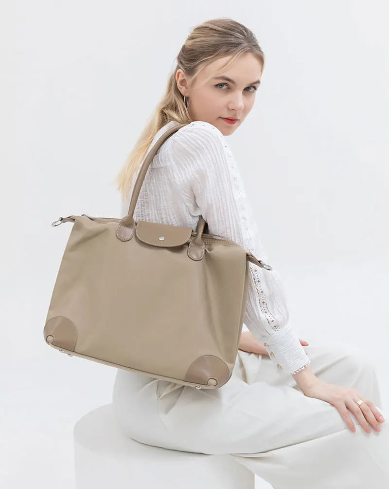 Women's Tote Bag Large Capacity Waterproof Oxford Cloth Women Shoulder Bag Luxury Designer Crossbody Bags Foldable Handbags Viralgem Store