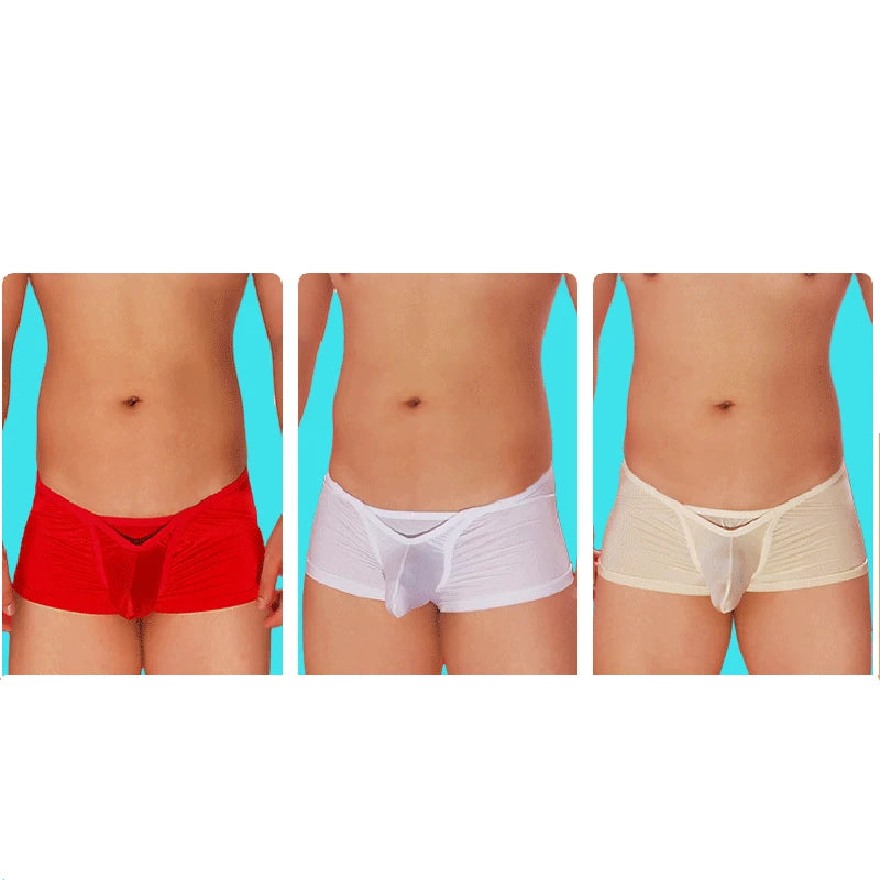 U convex Hot Male Antibacterial Underwear Men Boxer Sexy Underpants Men Panties Sexy Boxer Men's breathable soft boxer shorts Viralgem Store