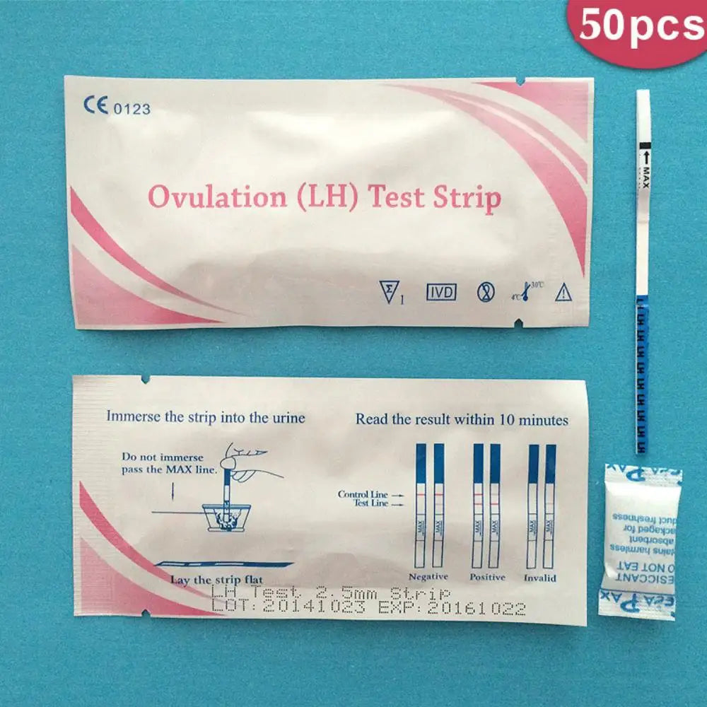 10/20/50pcs Ovulation Test Strips Clean Background & Clear Results LH Strips for Women Home Testing