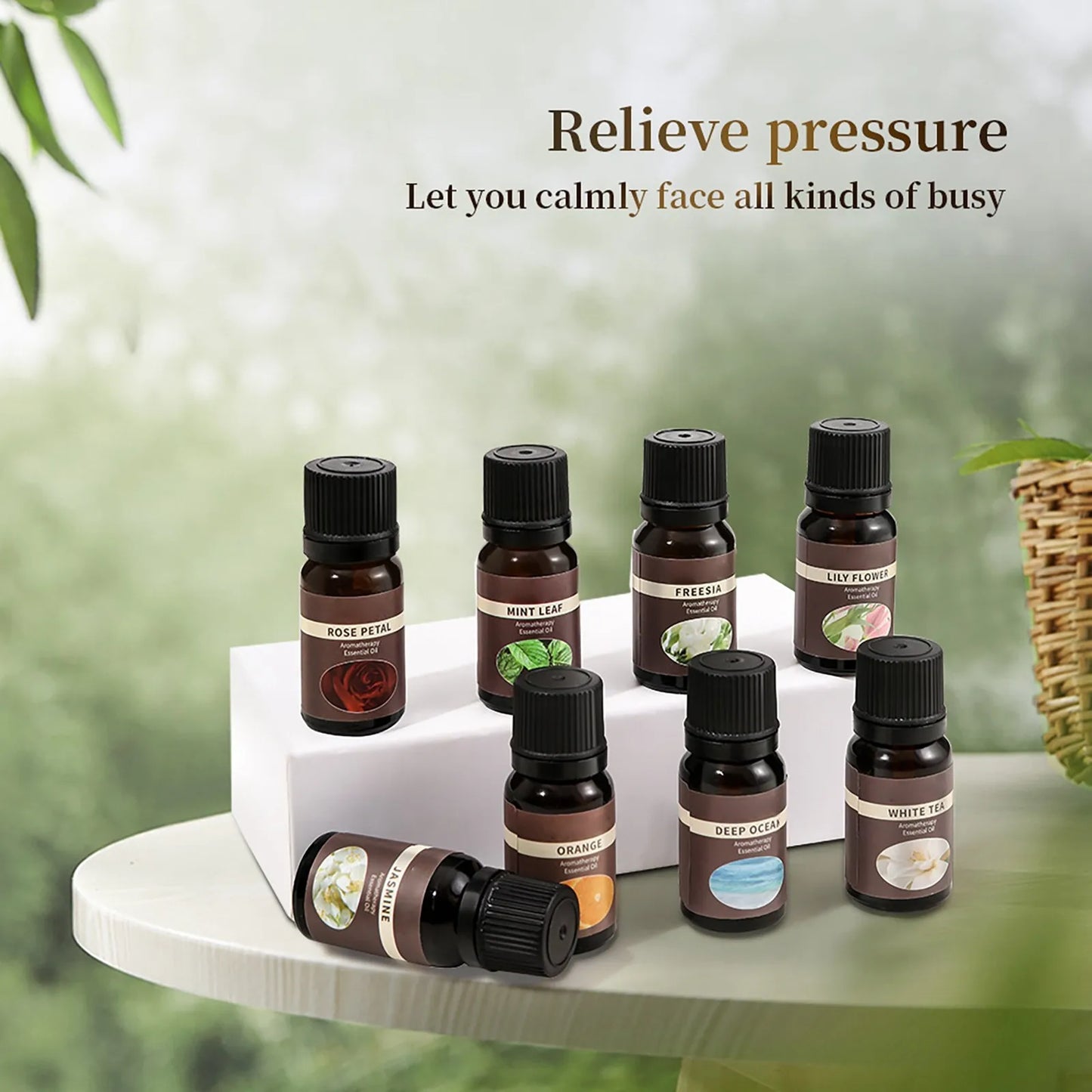 10ml Air Freshener Natural Plant Aromatherapy Essential Oil Air Conditioning Perfume Refill Aroma Diffuser Fragrance Humidifier
