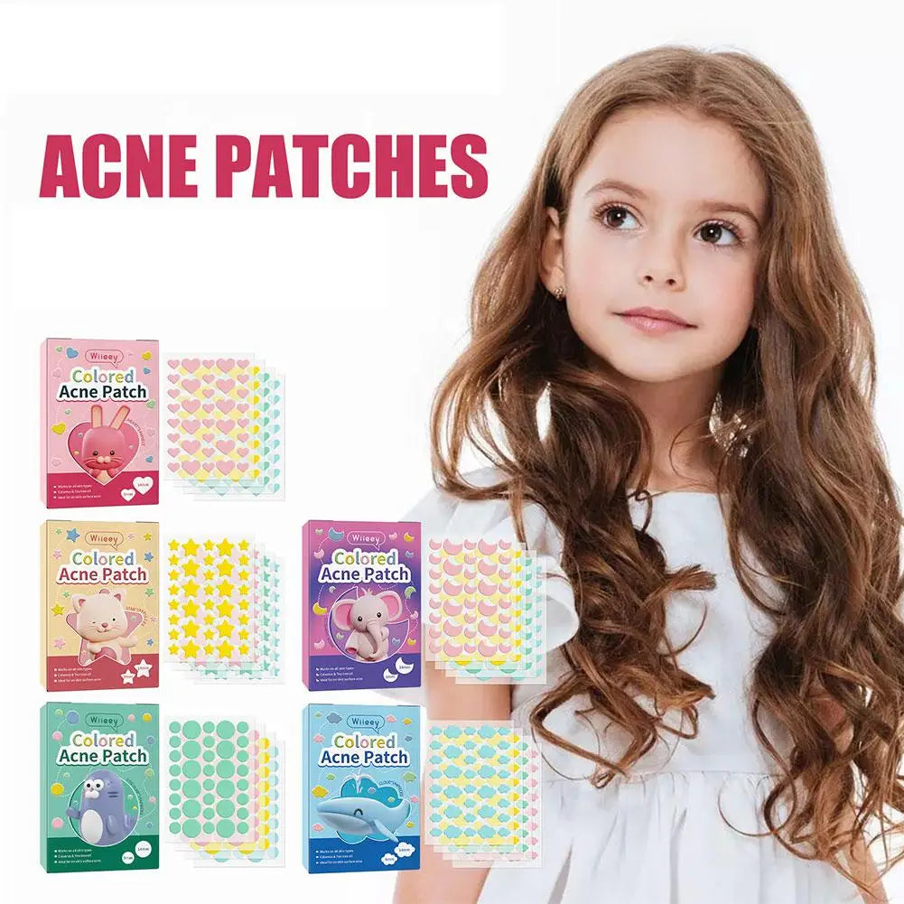 144PCS Star Pimple Patch Acne Colorful Invisible Acne Removal Skin Care Stickers Concealer Face Spot Beauty Makeup Tools Viralgem Store