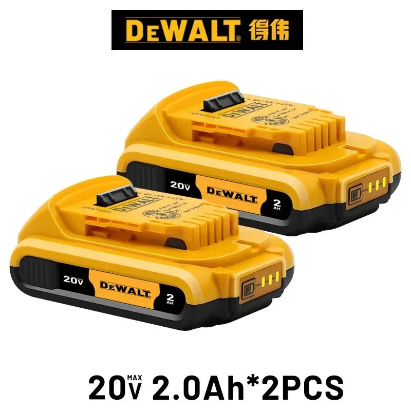100% Original DEWALT 🔋 20V/60V MAX XR Rechargeable Tool Battery 6Ah/9Ah Compatible with DCB200 Series for Dewalt Tools 👍 Viralgem Store