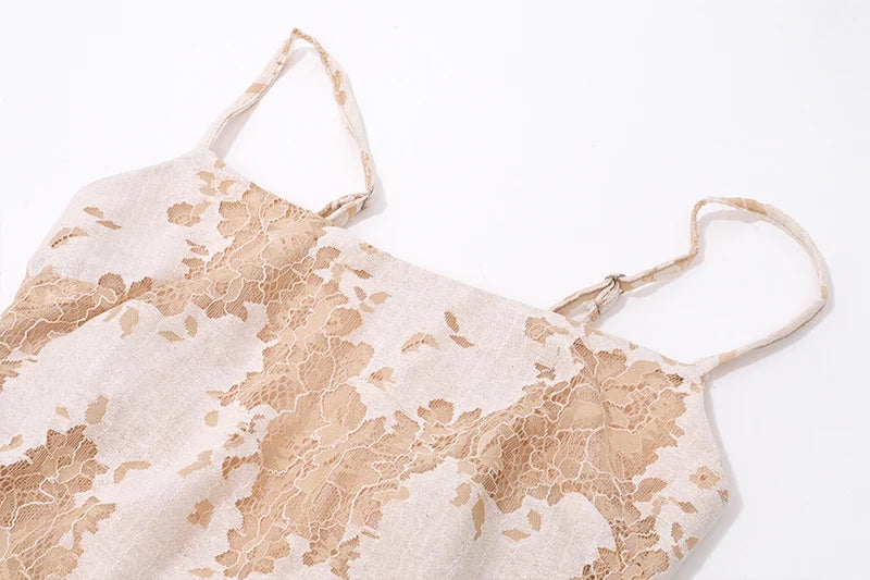 WhereMery New Bandage Backless Print Maxi Dress Elegant Spaghetti Straps Sleeveless Dresses Fashion 2023 Evening Party Club Robe