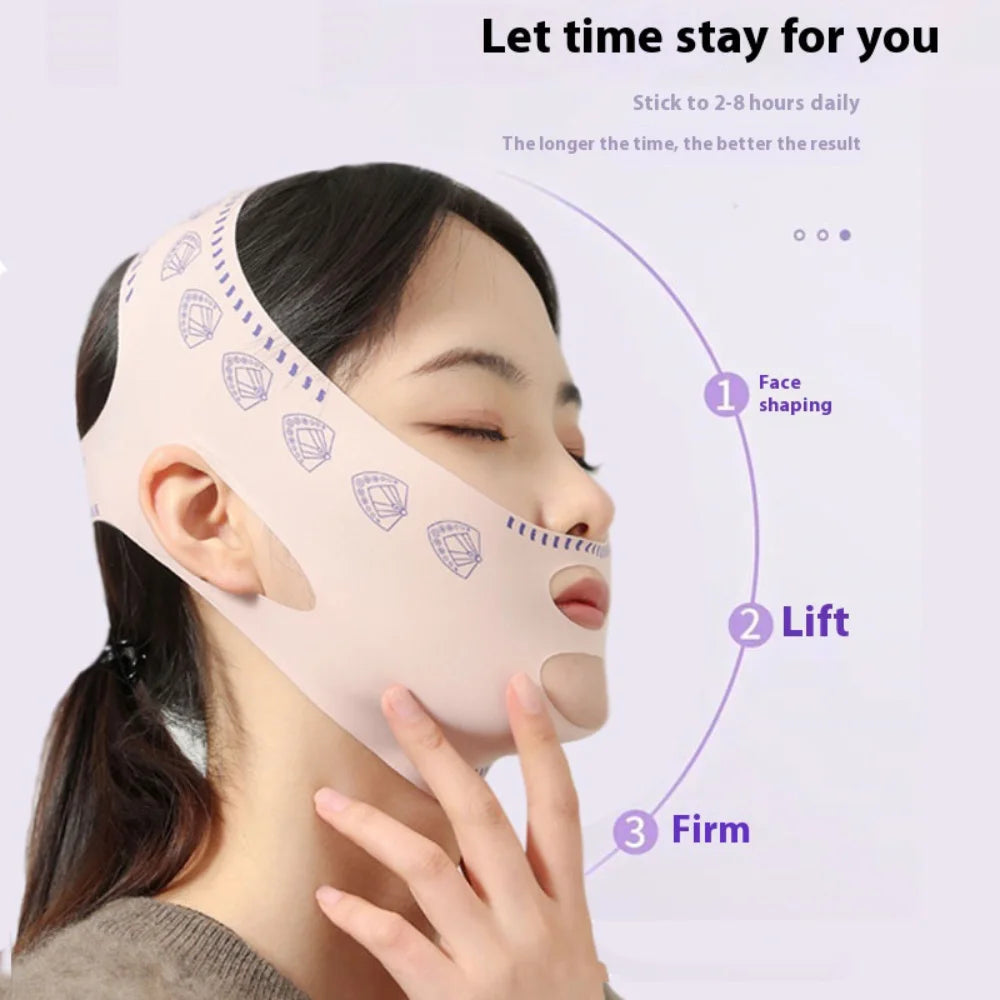 V Face Shaper Lift Massager Double Chin Cheek Slimming Bandage V-Shaper Lifting Mask Anti Wrinkle Skin Care Tool Lift Up Strap Viralgem Store
