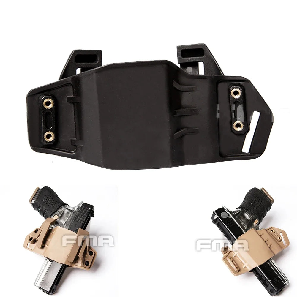 Universal FMA Gun Holster With Clips Fit Compact Glock 17/19 / Smith & Wesson M&P/Sig sauer P226 9mm 1911 . 45cal Airsoft Case Viralgem Store