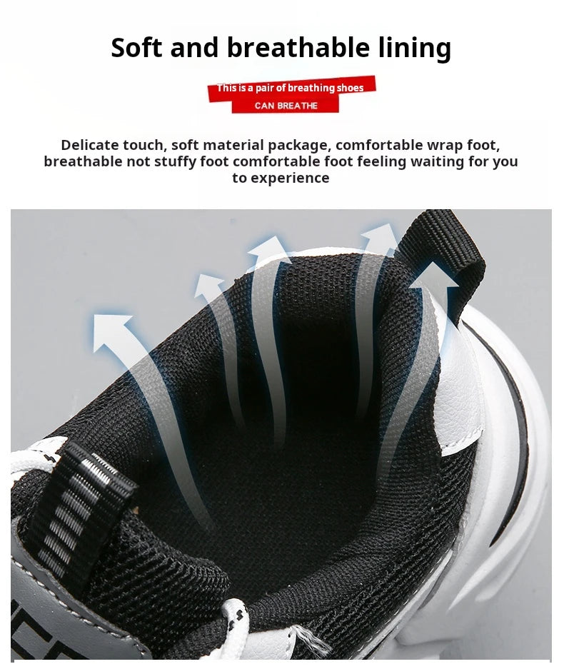 2024 New Men Sneakers Mesh Breathable Outdoor Running Shoes Fashion Casual Tennis Shoes Lightweight Comfortable Male Sport Shoes