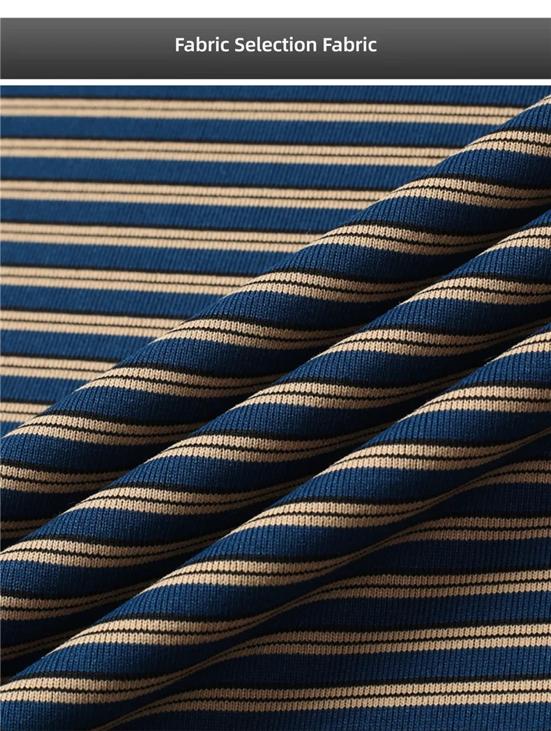 Top Grade 2025 Summer Brand Designer Polo Shirts For Men Summer Stripped Slim Fit Short Sleeve Casual Tops Fashions Men Clothes Viralgem Store