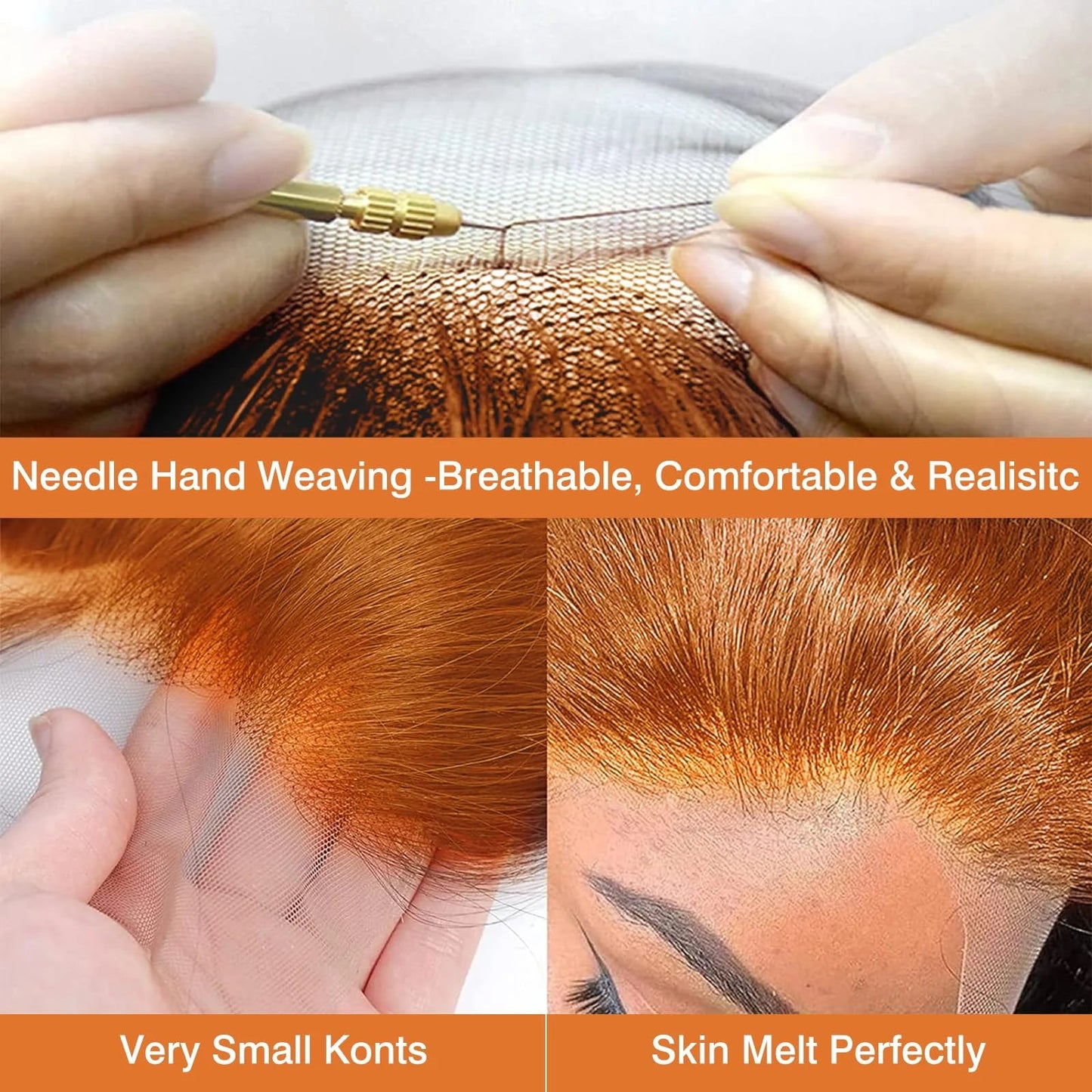 13x4 250% Density Ginger Deep Wave Lace Front Wigs Human Hair 30 Inch Wigs Human Hair HD Lace Front Wigs Human Hair Black Women Viralgem Store