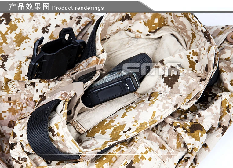 Universal FMA Gun Holster With Clips Fit Compact Glock 17/19 / Smith & Wesson M&P/Sig sauer P226 9mm 1911 . 45cal Airsoft Case Viralgem Store