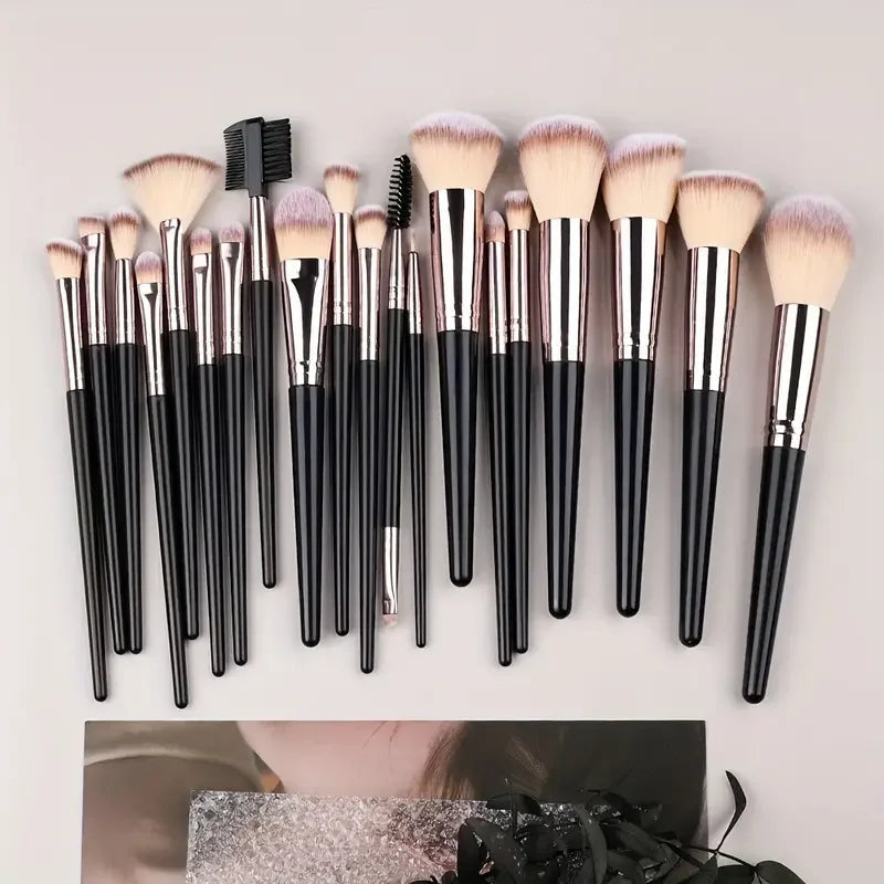3-20PCS Makeup Brushes Set Soft Fluffy Eyeshadow Foundation Concealer Blending Blush Brush Kabuki Professional Women Beauty Tool Viralgem Store