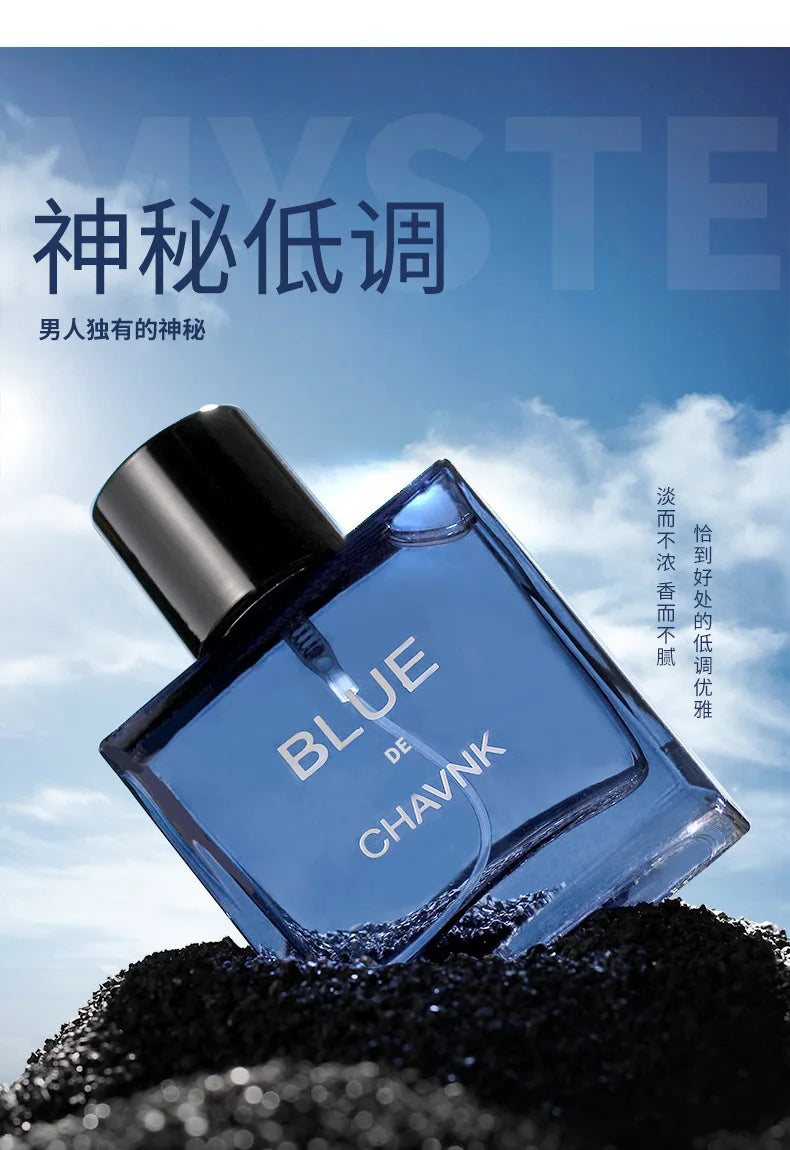 30ml Classic BLUE DE CHAVNK EAU DE PARFUM Pheromone Perfume Sky Blue HOMME SPORT Glamour Fragrance Body Spray for Men Gentlemen