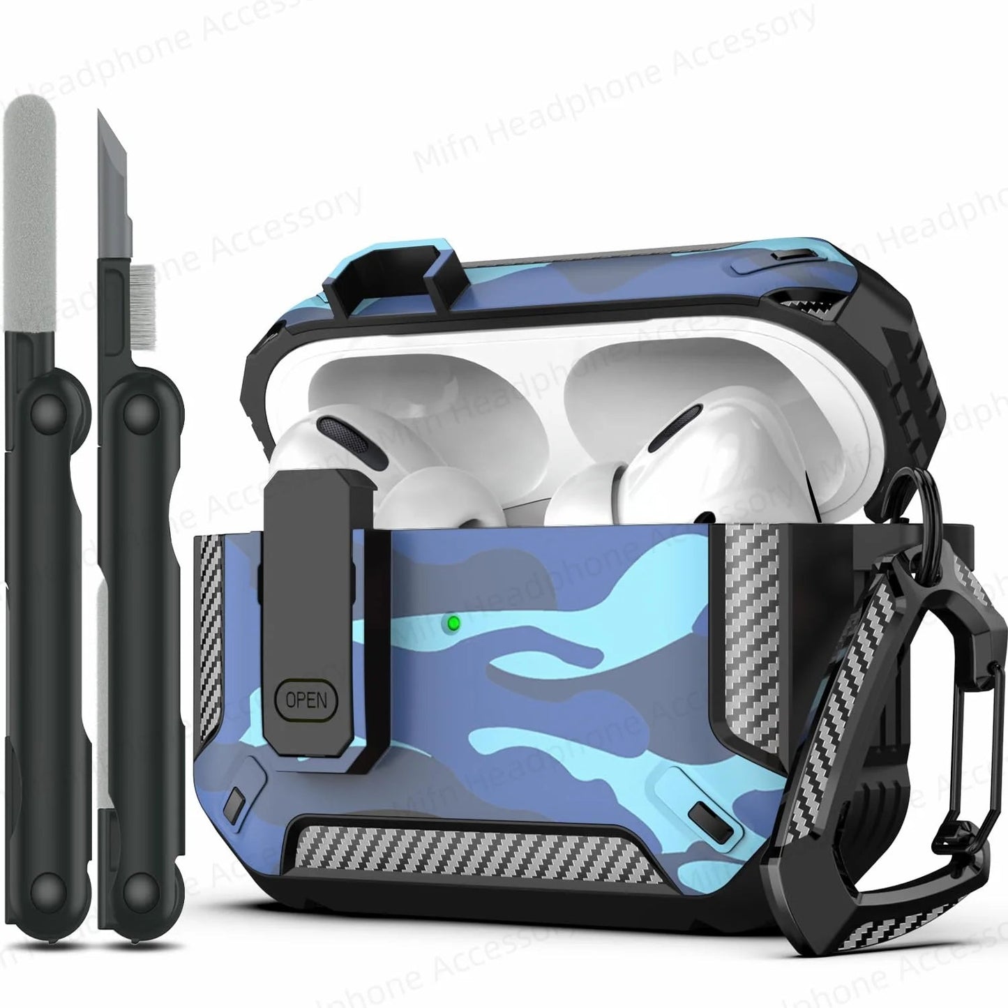 AirPod Pro 2023 switch case with Cleaner Kit Luxury Fall Prevention TPU Protective Cover For AirPod Pro 3rd/2nd Generation Case Viralgem Store