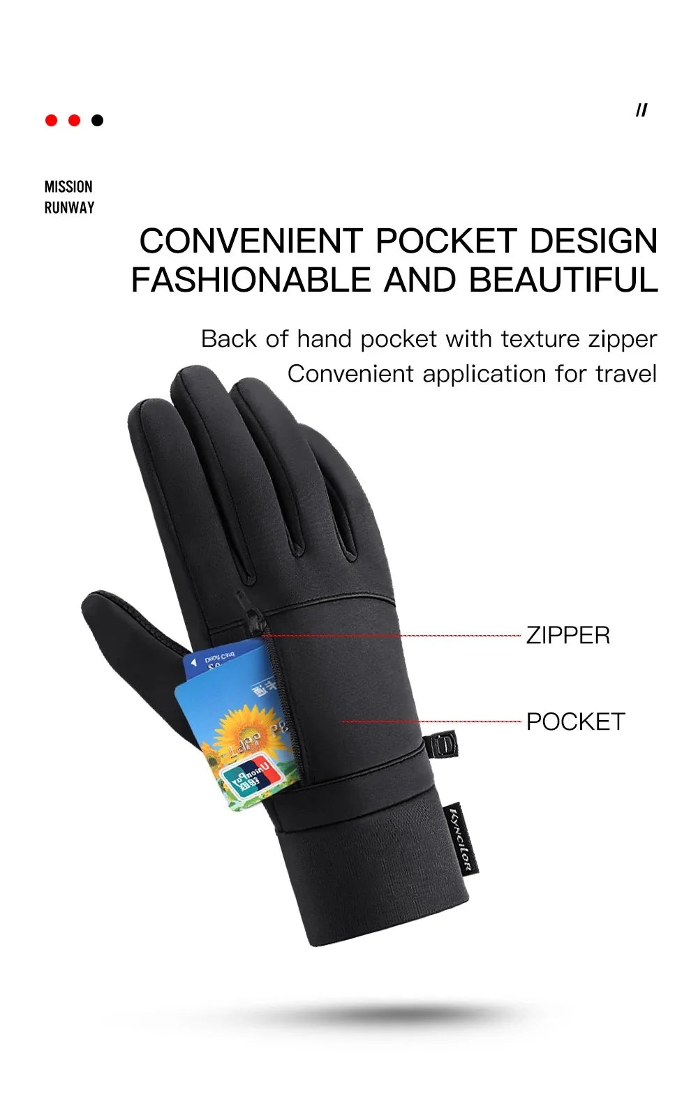 Winter Outdoor Cycling Gloves for Men and Women Touchscreen Windproof Warm Sport Splashproof Silicone Non-slip Motorcycle Gloves