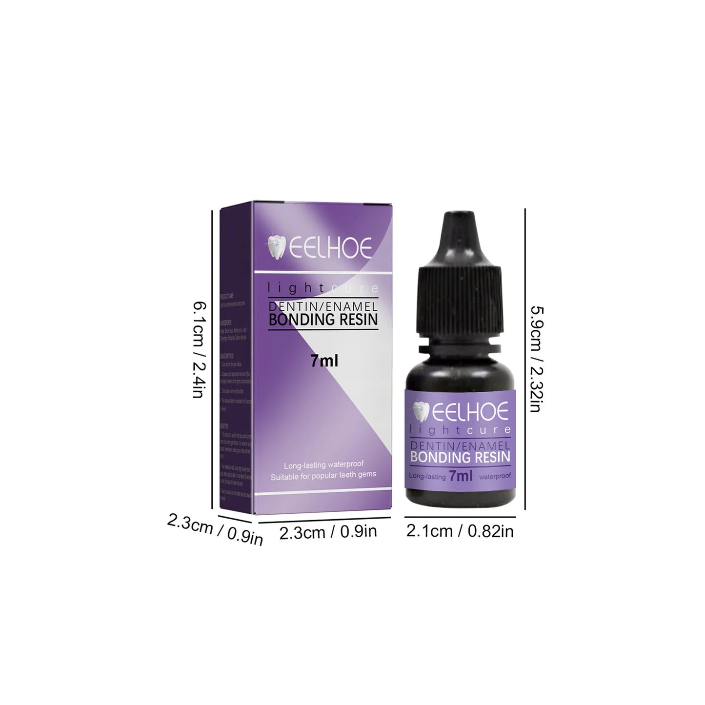 Tooth Gem Decoration Glue Encrusted Crystal Rhinestone Orthodontic Teeth Glue for Family Friends Colleagues Gift