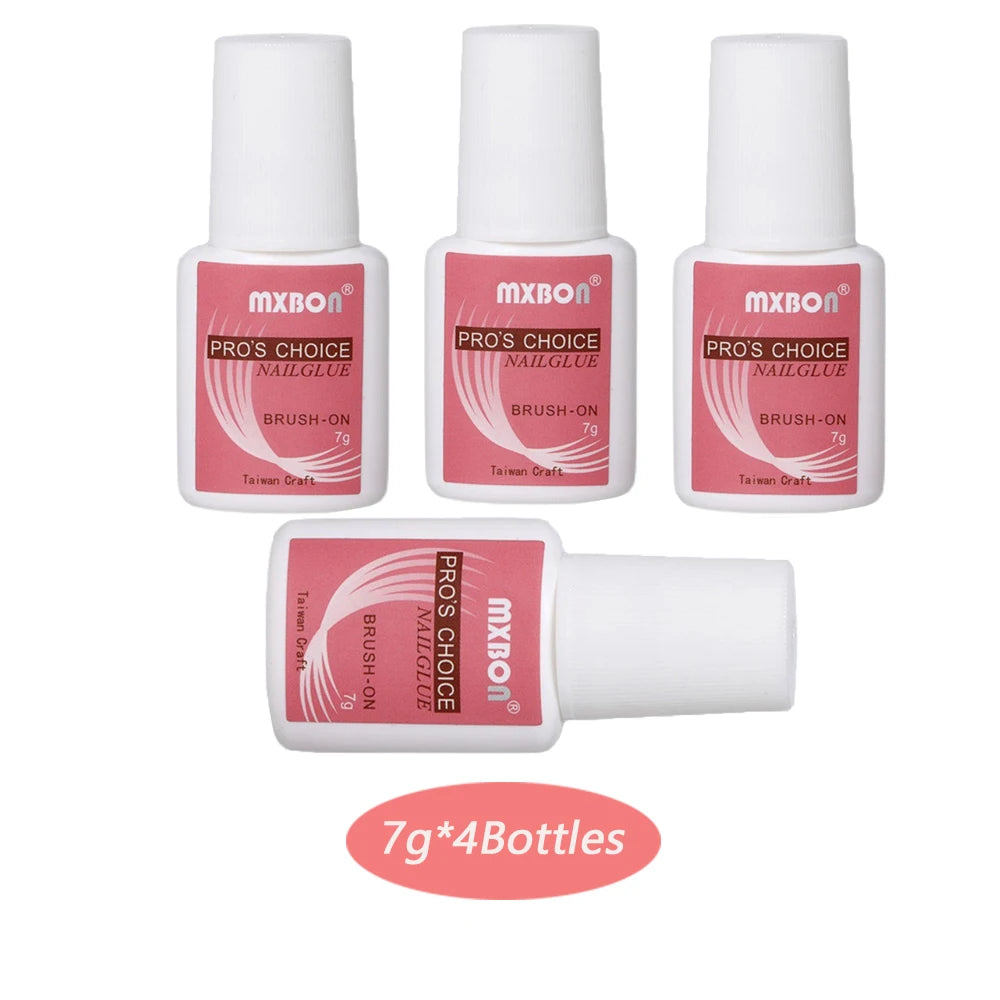 5pcs*3g Strong Adhesive Nail Glue -Fast Drying Nail Bond Glue for Acrylic False Nail Tips Gem Rhinestone Jewelry Sticky Glue Gel Viralgem Store