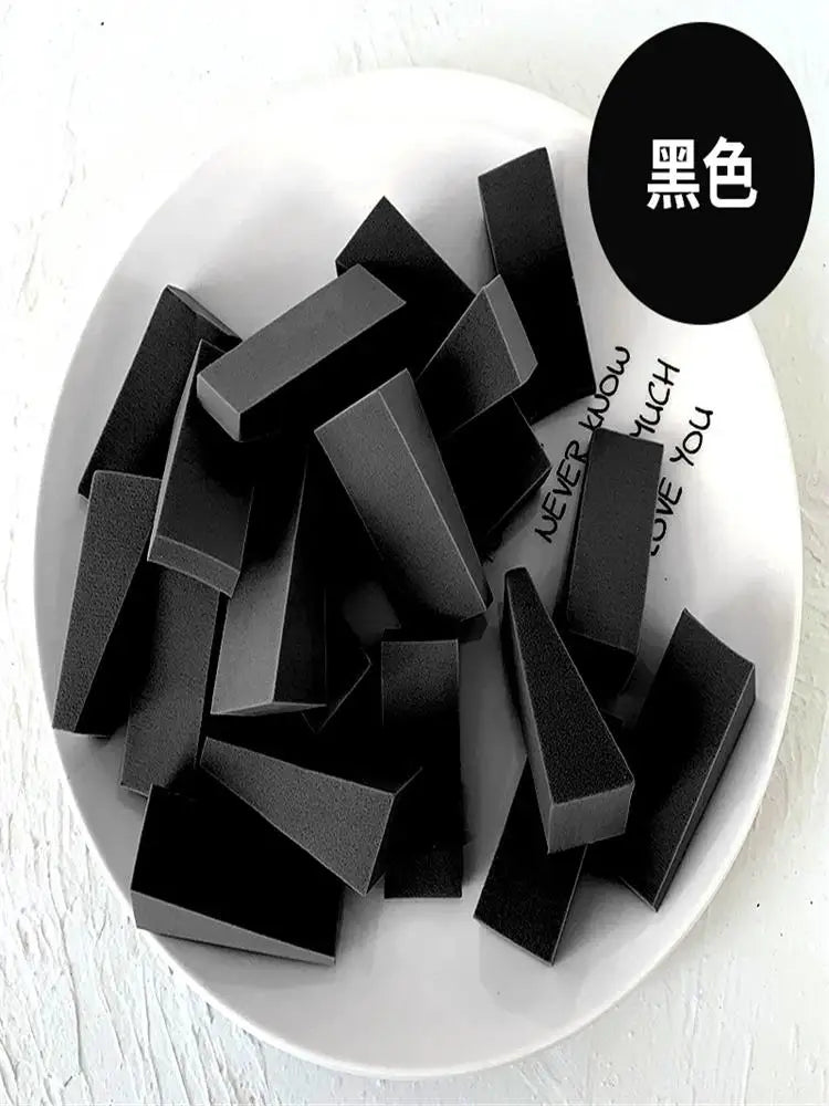 50 Pieces Makeup Sponge  For Face Curve Blending, Latex Free, Small Wedge Shaped Smooth Apply Beauty Sponge Applicator