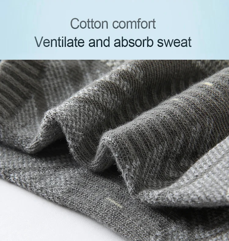 6 Pairs/Lot Men's Sport Socks Breathable Outdoor Running buffer thickenBasketball Socks Cotton Training Short Tube Socks For Men Viralgem Store