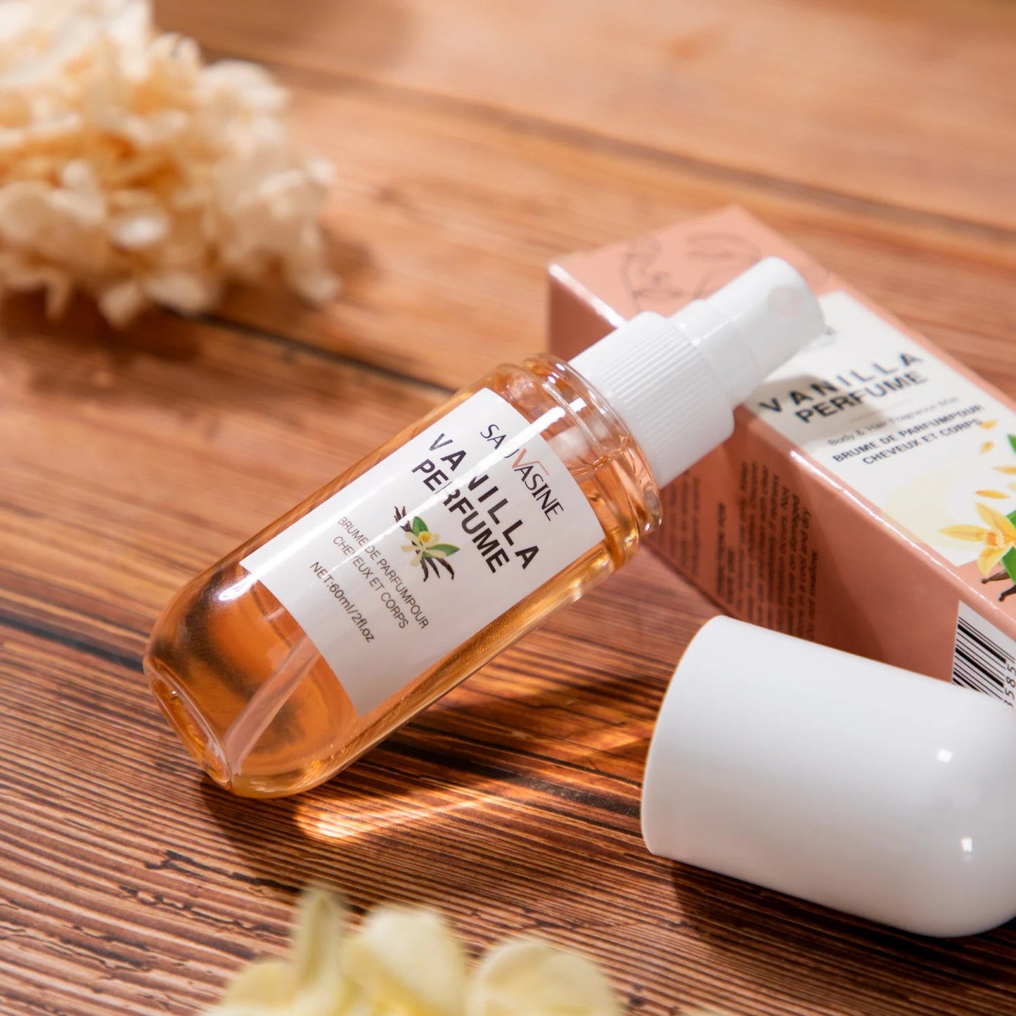 Vanilla Skin Body Mist Vanilla Skin Perfume Hair and Body Mist for Women & Men Long-Lasting Fragrance Body Spray(2.03Fl Oz) Viralgem Store