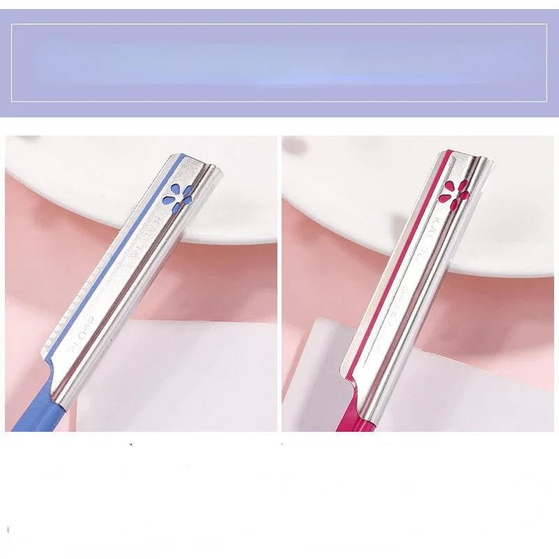 5pcs eyebrow epilator sets for women Makeup Beauty Eyebrows Hair Removal Styling Tool steel blade Facial Razor trimmer Viralgem Store