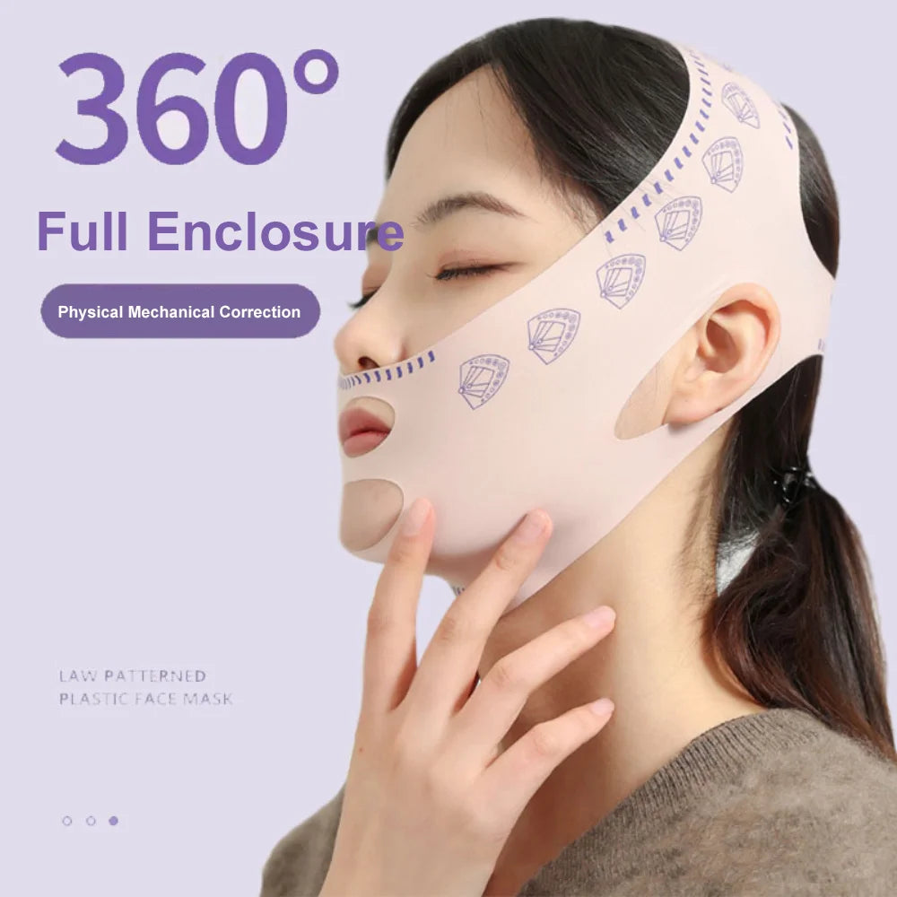 V Face Shaper Lift Massager Double Chin Cheek Slimming Bandage V-Shaper Lifting Mask Anti Wrinkle Skin Care Tool Lift Up Strap Viralgem Store