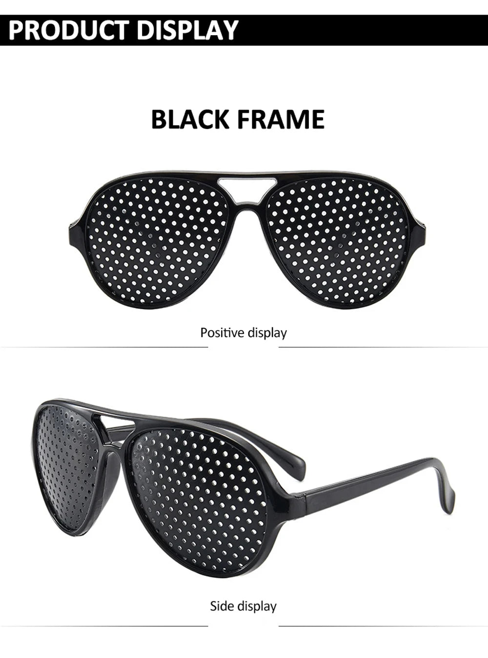 Vision Care Wearable Corrective Glasses Improver Stenopeic Pinhole Pin Hole Glasses Anti-fatigue Eye Protection Oculos De Grau