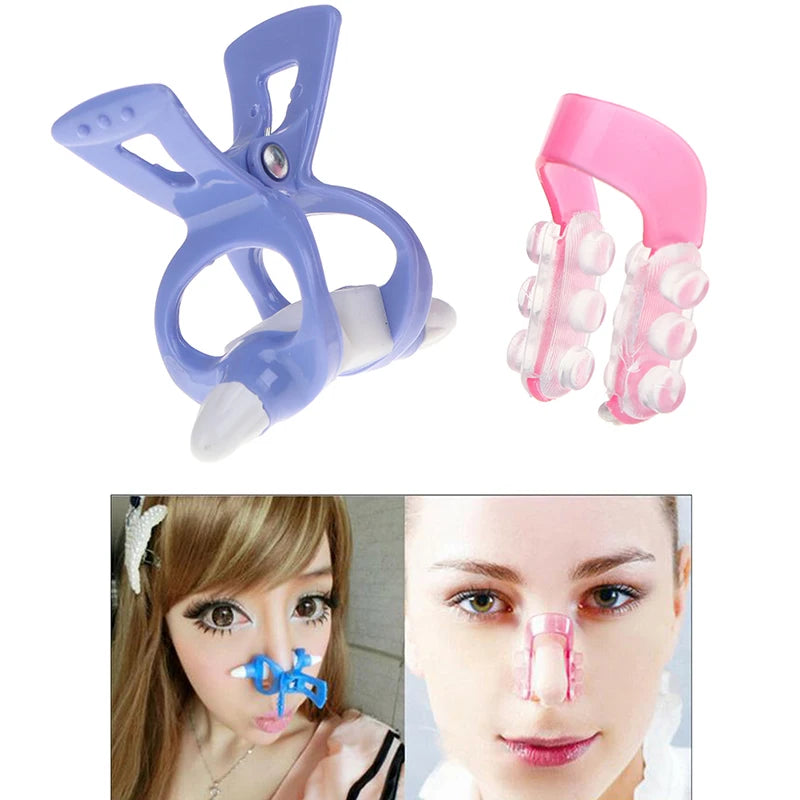 6Pcs/Set Beauty Nose Up Lifting Bridge Shaper Massage Tool No Pain Nose Shaping Clip Clipper Women Girl Massager 3 Size