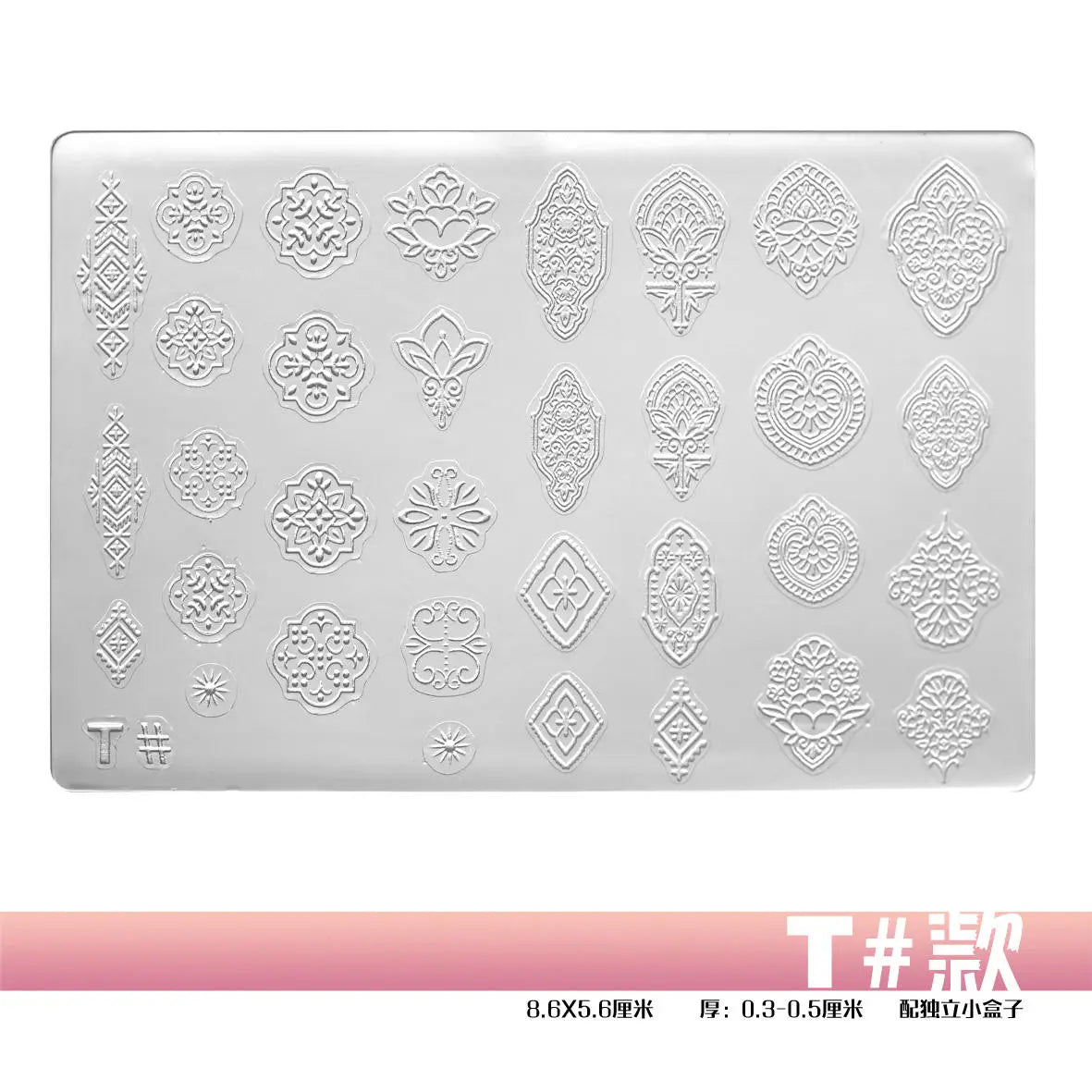1pc Sweater Knitting Lace 3D Acrylic Mold Nail Art Decoration Nails DIY Design Silicone  Nail Art Template Nail  Mold
