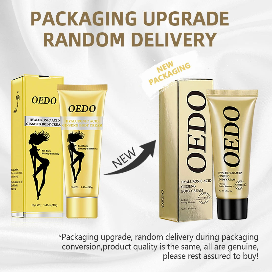 【Local Shipping】 Hyaluronic Acid Ginseng Anti Cellulite Shaping Create Body Shaping Cream Fat Burning Belly Skin Tighten Cream Viralgem Store